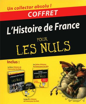 Couverture du livre « Coffret l'histoire de France pour les nuls » de Jean-Joseph Julaud aux éditions First