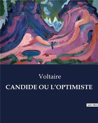 Couverture du livre « Candide ou l'optimiste » de Voltaire aux éditions Culturea