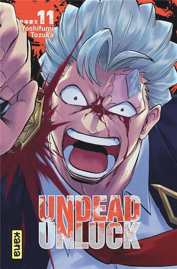 Couverture du livre « Undead unluck Tome 11 » de Yoshifumi Tozuka aux éditions Kana
