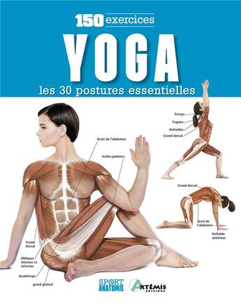 Couverture du livre « Yoga : les 30 postures essentielles » de Parkes S. aux éditions Artemis