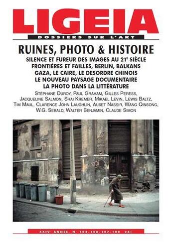 Couverture du livre « Ligeia n 105 ruines,photo & histoire » de  aux éditions Revue Ligeia