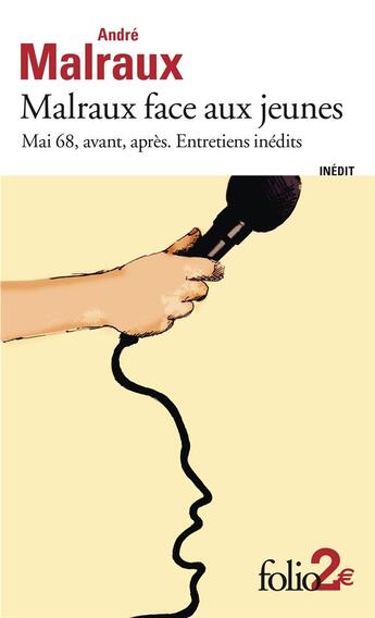 Couverture du livre « Malraux face aux jeunes : Mai 68, avant, après ; entretiens inédit » de Andre Malraux aux éditions Folio