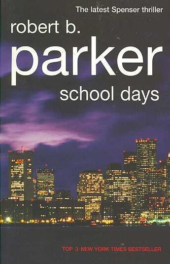 Couverture du livre « SCHOOL DAYS » de Robert B. Parker aux éditions No Exit