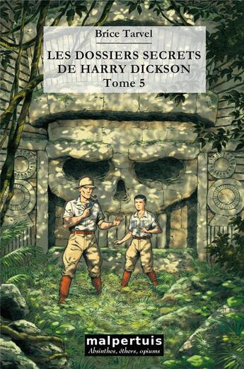 Couverture du livre « Les dossiers secrets de Harry Dickson t.5 ; la forêt des dieux, les voleurs d'ombres » de Brice Tarvel aux éditions Malpertuis