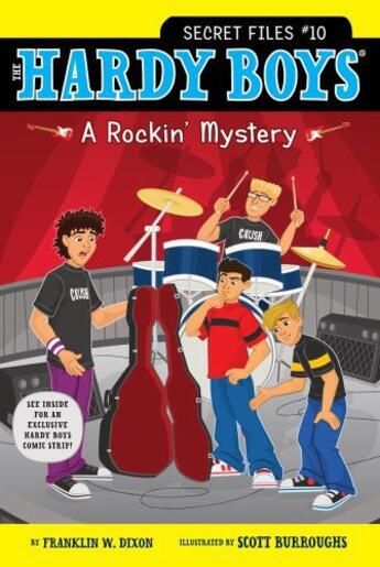 Couverture du livre « A Rockin' Mystery » de Franklin W. Dixon aux éditions Aladdin