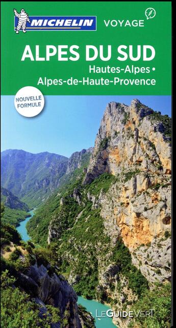 Couverture du livre « Guide vert alpes du sud » de Collectif Michelin aux éditions Michelin