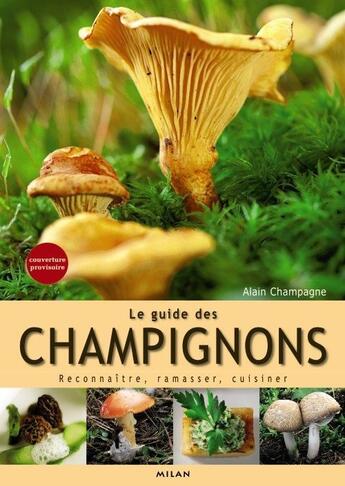 Couverture du livre « Le guide des champignons » de Champagne-A- aux éditions Milan