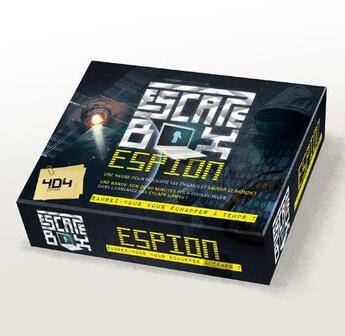 Couverture du livre « Escape box espion » de Frederic Dorne aux éditions 404 Editions