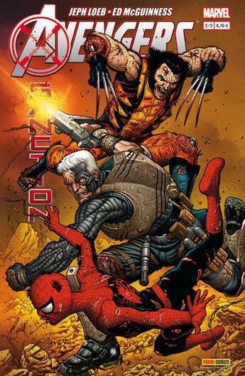 Couverture du livre « Avengers - X-Sanction 1 n.2 » de Jeph Loeb et Ed Mcguinness aux éditions Panini Comics Mag