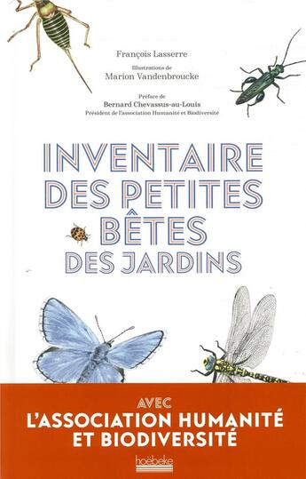 Couverture du livre « Inventaire des petites bêtes des jardins » de  aux éditions Hoebeke