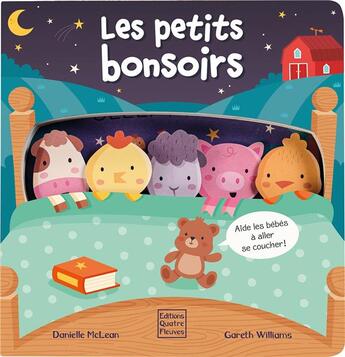 Couverture du livre « Les petits bonsoirs » de Gareth Williams et Danielle Mclean aux éditions Glenat Jeunesse