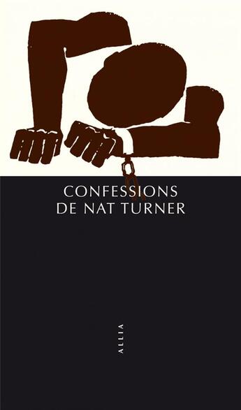 Couverture du livre « Confessions » de Nat Turner aux éditions Allia