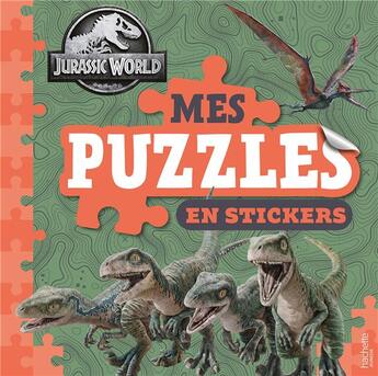 Couverture du livre « Jurassic World - Mes puzzles en stickers : Puzzles en stickers NEW » de Universal Studios aux éditions Hachette Jeunesse