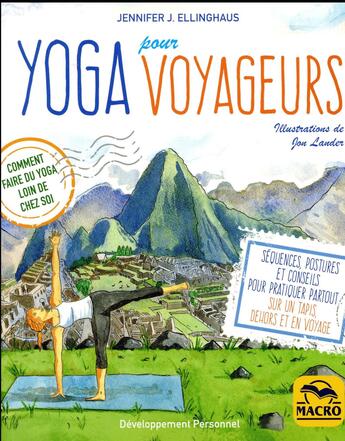 Couverture du livre « Yoga pour voyageurs » de Jennifer Ellinghaus aux éditions Macro Editions