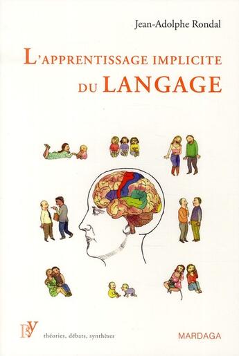 Couverture du livre « L'apprentissage implicite du langage » de Jean-Adolphe Rondal aux éditions Mardaga Pierre