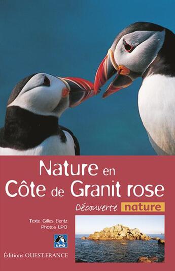 Couverture du livre « Nature en côte de granit rose » de Gilles Bentz aux éditions Ouest France