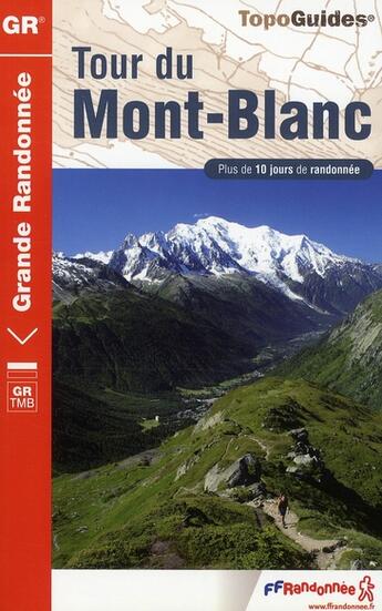 Couverture du livre « Tour du Mont-Blanc ; 73-74-TMB-028 » de  aux éditions Ffrp