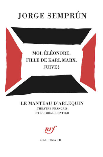 Couverture du livre « Moi, Eléonore, fille de Karl Marx, juive ! » de Jorge Semprun aux éditions Gallimard