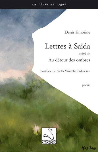 Couverture du livre « Lettres à Saïda ; au détour des ombres » de Denis Emorine aux éditions Editions Du Cygne