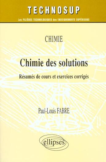 Couverture du livre « =>nouv.ed.9782340019751/fachi3 » de Dominique Fabre aux éditions Ellipses