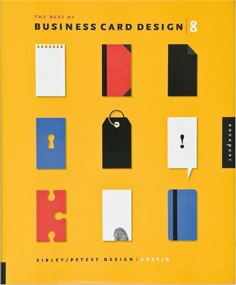 Couverture du livre « The best of business card design 8 (paperback) » de Peteet Design Austin aux éditions Rockport