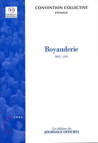 Couverture du livre « Cc boyauderie n 3253 - idcc: 1543 convention collective » de Djo aux éditions Direction Des Journaux Officiels