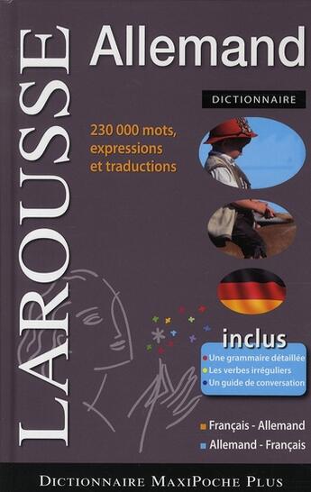 Couverture du livre « Maxi poche plus ; français-allemand » de  aux éditions Larousse
