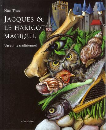 Couverture du livre « Jacques et le haricot magique » de Nina Towe aux éditions Mineditions