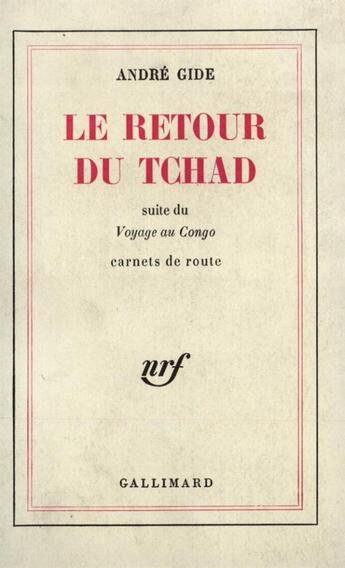 Couverture du livre « Le retour du Tchad ; suite du 