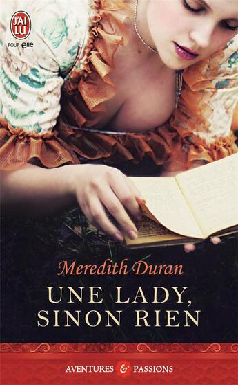 Couverture du livre « Une lady sinon rien » de Meredith Duran aux éditions J'ai Lu