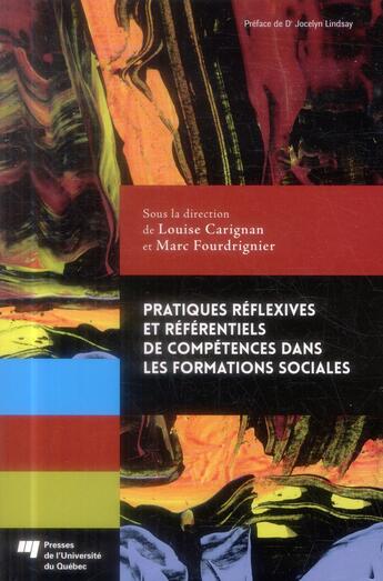 Couverture du livre « Pratiques reflexives et referentiels de competences dans les » de Carignan/Fourdr aux éditions Pu De Quebec