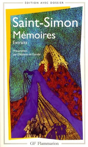 Couverture du livre « Memoires » de Saint-Simon aux éditions Flammarion