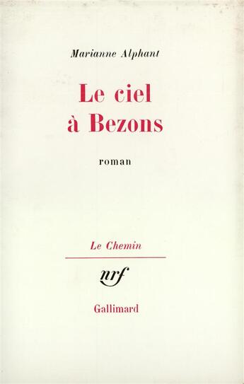 Couverture du livre « Le ciel a bezons » de Marianne Alphant aux éditions Gallimard