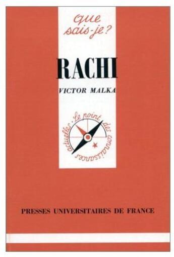 Couverture du livre « Rachi qsj 2778 » de Malka V aux éditions Que Sais-je ?