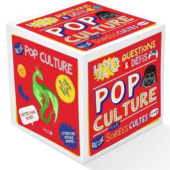 Couverture du livre « ROLL'CUBE ; pop culture » de Nicolas Bonnefoy aux éditions Solar