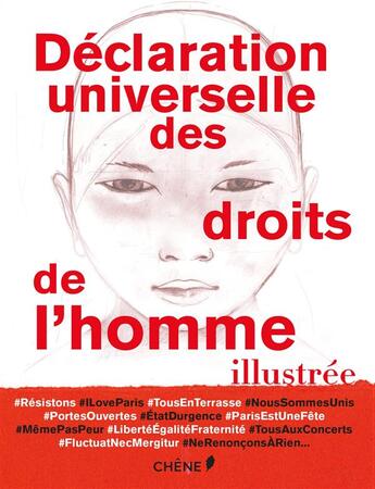 Couverture du livre « Déclaration universelle des droits de l'homme illustrée » de  aux éditions Chene
