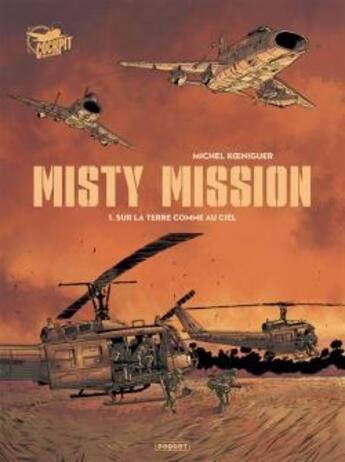 Couverture du livre « Misty mission Tome 1 : sur la Terre comme au Ciel » de Michel Koeniguer aux éditions Paquet