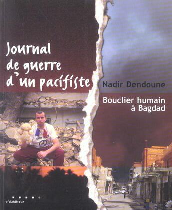Couverture du livre « Journal de guerre d'un pacifis - cjou0 » de  aux éditions Cfd