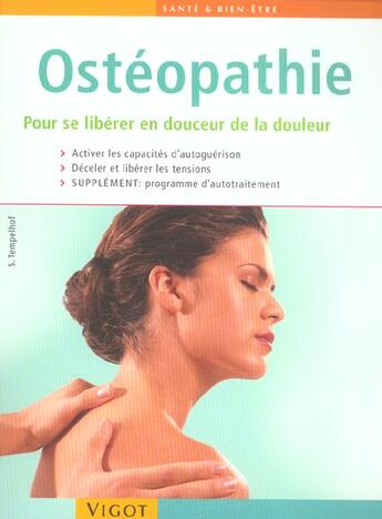Couverture du livre « Osteopathie » de Siegbert Tempelhof aux éditions Vigot