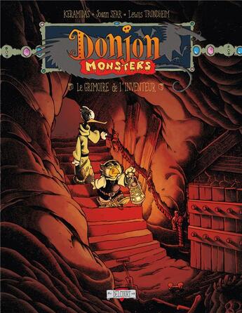 Couverture du livre « Donjon Monsters Tome 12 : le grimoire de l'inventeur » de Joann Sfar et Lewis Trondheim et Nicolas Keramidas aux éditions Delcourt