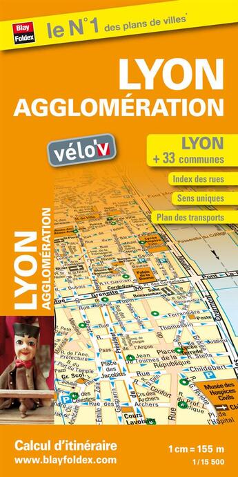 Couverture du livre « Lyon agglomération » de  aux éditions Blay Foldex