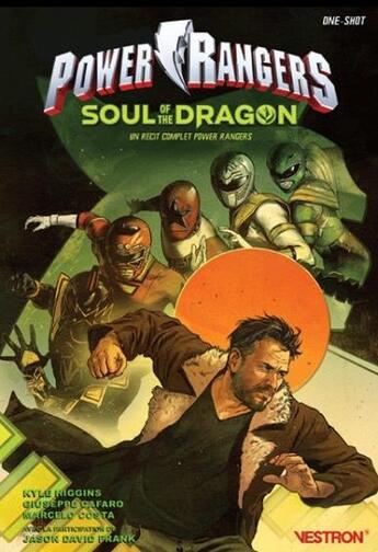 Couverture du livre « Power Rangers unlimited - mighty morphin : Soul of the dragon » de Kyle Higgins et Giuseppe Cafaro et Jason David Frank aux éditions Vestron