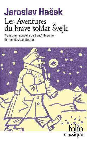 Couverture du livre « Les aventures du brave soldat vejk » de Jaroslav Hasek aux éditions Folio