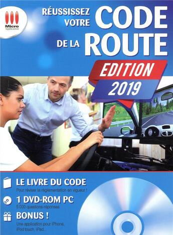 Couverture du livre « Réussissez votre code de la route (édition 2019) » de  aux éditions Ma