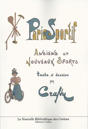 Couverture du livre « Paris ; sportif. anciens et nouveaux sports » de Crafty aux éditions Douin