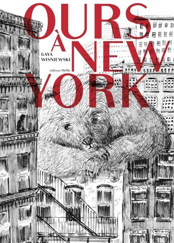 Couverture du livre « L'ours à New York » de Gaya Wisniewski aux éditions Memo