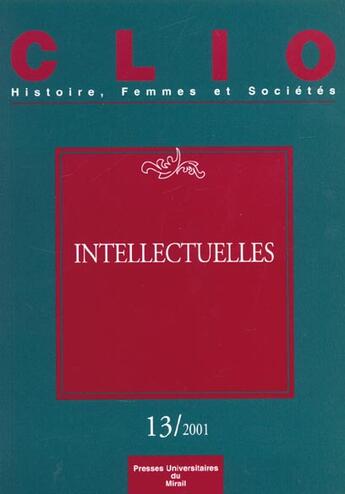 Couverture du livre « Intellectuelles » de  aux éditions Pu Du Midi