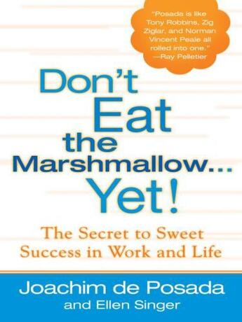 Couverture du livre « Don't Eat The Marshmallow Yet! » de Ellen Singer aux éditions Penguin Group Us