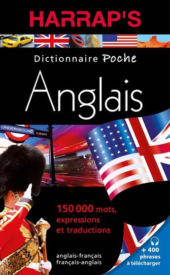 Couverture du livre « Dictionnaire Harrap's poche ; anglais-français / français-anglais (édition 2016) » de  aux éditions Harrap's