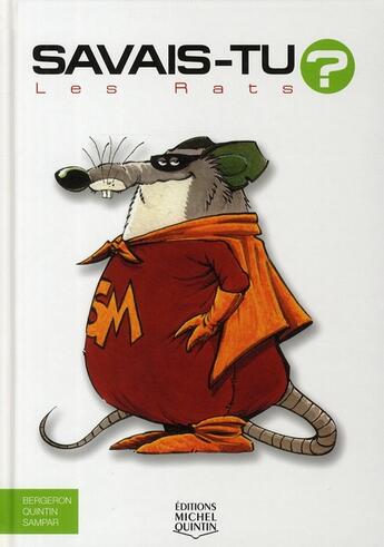 Couverture du livre « Les rats » de Alain M. Bergeron aux éditions Michel Quintin